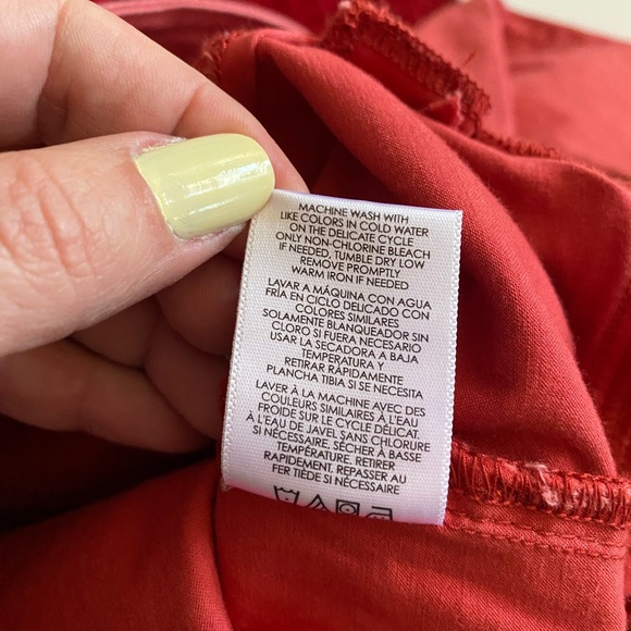 Cabi Pants & Jumpsuits Nantucket Hutton Skinny Jogger Pants brick red Women’s 2 - Picture 11 of 11